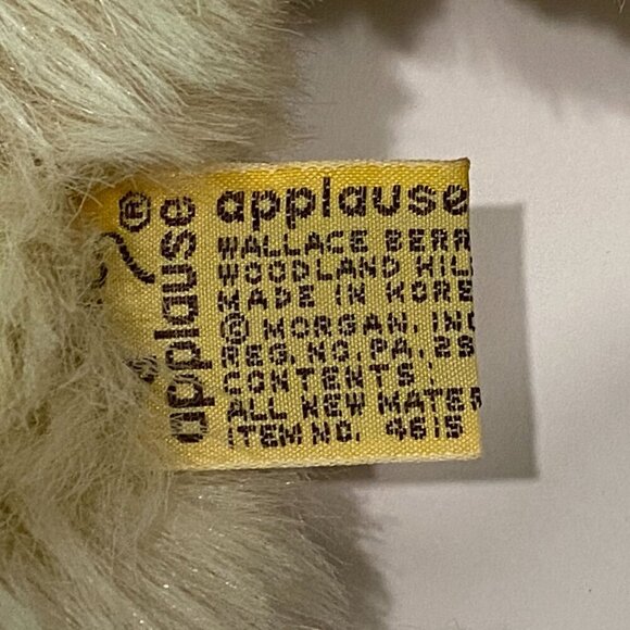 1985 Applause Dog Puppy Hand Puppet Plush Toy Little Beggar Wallace Berrie - Picture 5 of 7